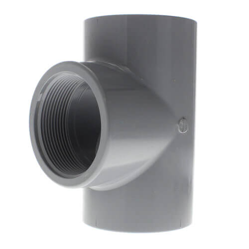 Main product image of 1-1/4" CPVC Schedule 80 Tee (Socket x FPT)