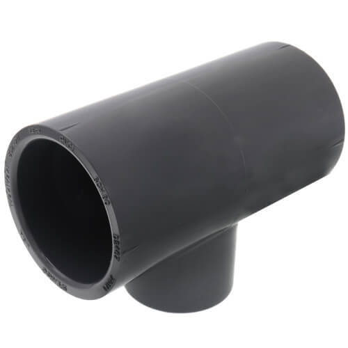 Main product image of 1-1/2" x 1-1/2" x 1" PVC Schedule 80 Reducing Tee (S x FPT)