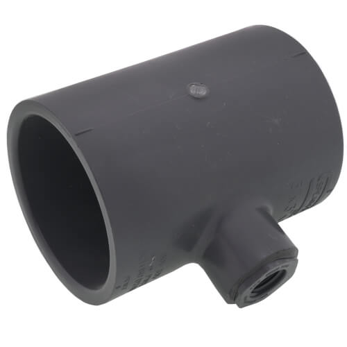 Main product image of 3" x 3" x 1/2" PVC Schedule 80 Reducing Tee (S x FPT)