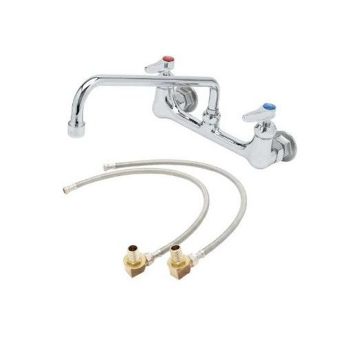 Main product image of 8" Wall Mount Base Faucet, Ceramic Cartridges, 12" Swing Nozzle & Short El Kit, B-0231-CR-KIT