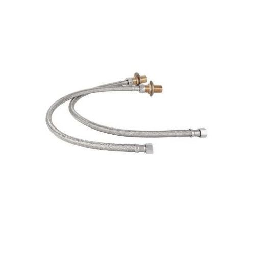 Main product image of Inlet Supply Nipple Kit With 24" Flex Hoses (3/8" Compression), B-0425-KIT