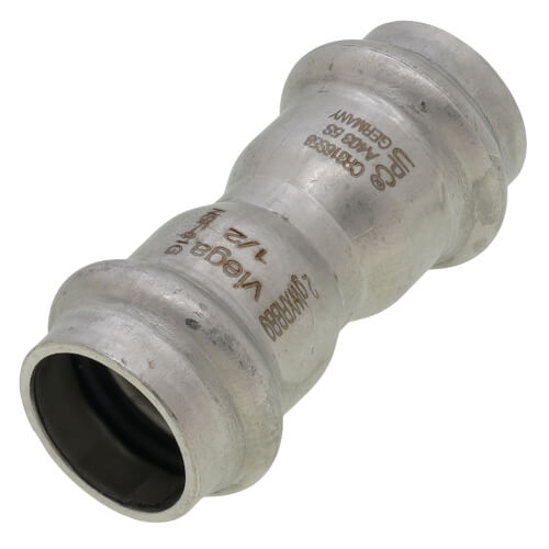 Main product image of 1/2" ProPress 316 Stainless Steel Coupling w/ EPDM Seal