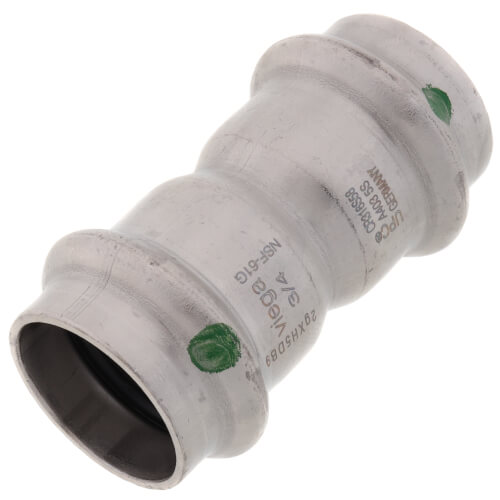 Main product image of 3/4" ProPress 316 Stainless Steel Coupling w/ EPDM Seal