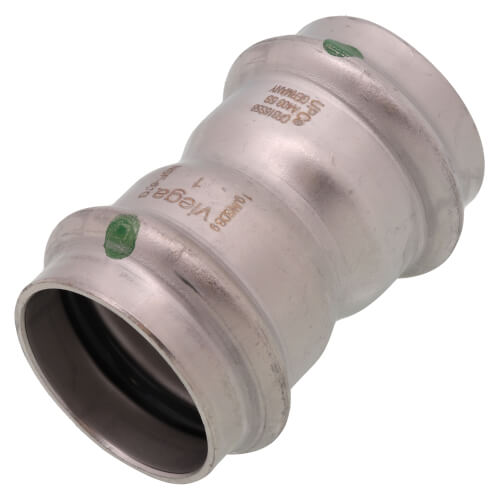 Main product image of 1" ProPress 316 Stainless Steel Coupling w/ EPDM Seal