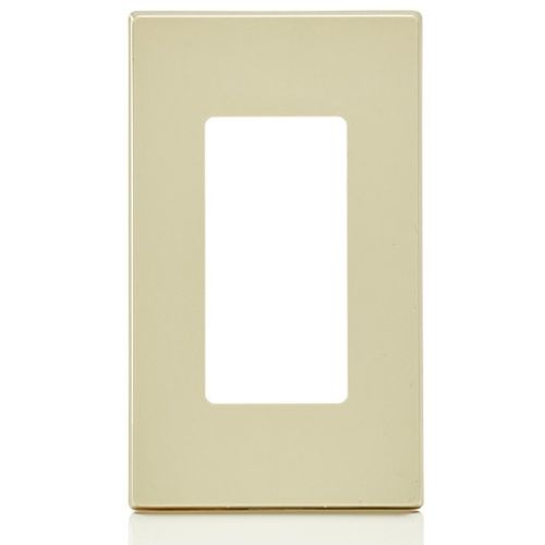 Main product image of 1-Gang Electrical Wall Plate, Decora Screwless (Ivory)