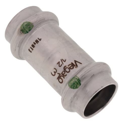Main product image of 1/2" ProPress 316 Stainless Steel Coupling w/ EPDM Seal - No Stop