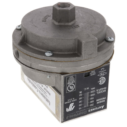 803112803 Antunes 803112803 RHGPA Automatic Reset SPDT High Gas Pressure Switch, 10" to 50