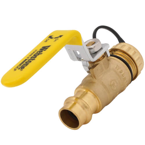 Main product image of 1/2" Press x Hose Full Port Ball Valve (Lead Free)