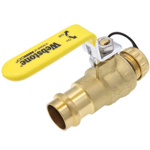 Main product image of 3/4" Press x Hose Full Port Ball Valve (Lead Free)