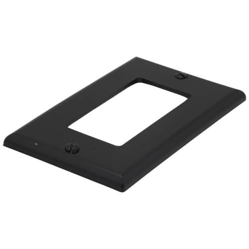 Main product image of 1-Gang Decora Electrical Wallplate, GFCI, Nylon (Black)