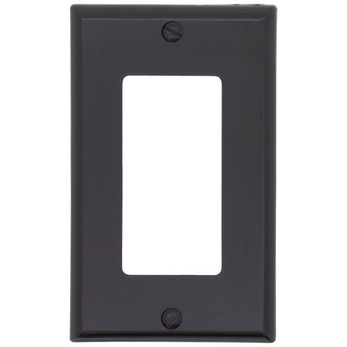 Main product image of 1-Gang Decora Electrical Wallplate, GFCI, Nylon (Brown)