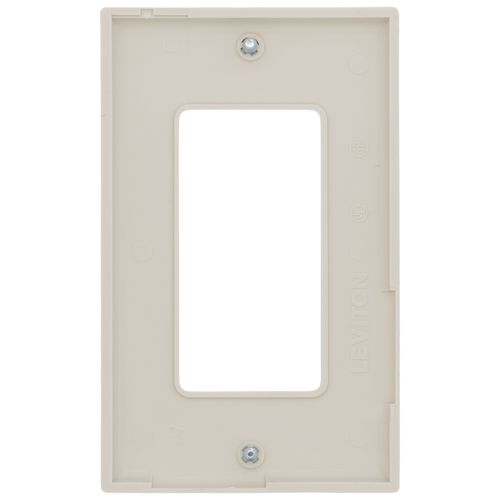 Main product image of 1-Gang Electrical Wall Plate, Nylon, Decora (Light Almond)