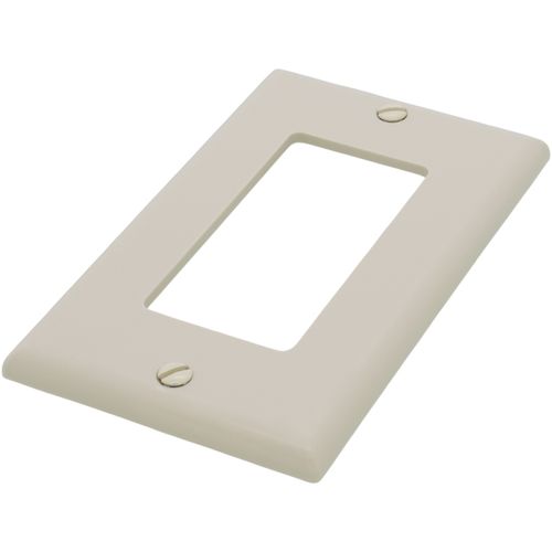 Main product image of 1-Gang Electrical Wall Plate, Nylon, Decora (Light Almond)