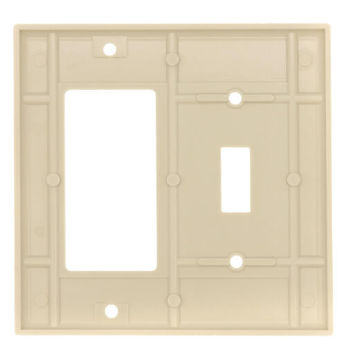 80405-I - Leviton 80405-I - 2-Gang Electrical Wall Plate, Combo, 1 ...