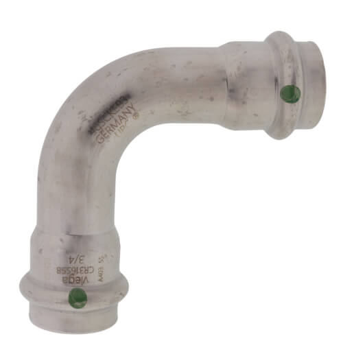Main product image of 3/4" ProPress Stainless Steel 90-Degree Elbow w/ EPDM Seal