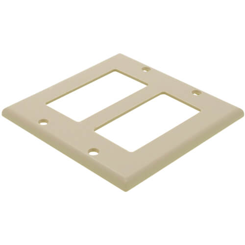 80409I Leviton 80409I 2Gang Decora Electrical Wall Plate (Ivory)