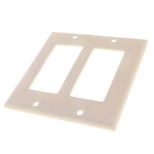 Main product image of 2-Gang Decora Electrical Wall Plate (Light Almond)