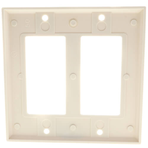 Main product image of 2-Gang Decora Electrical Wall Plate (Light Almond)