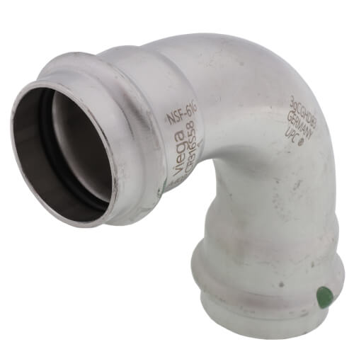 Main product image of 1" ProPress Stainless Steel 90-Degree Elbow w/ EPDM Seal