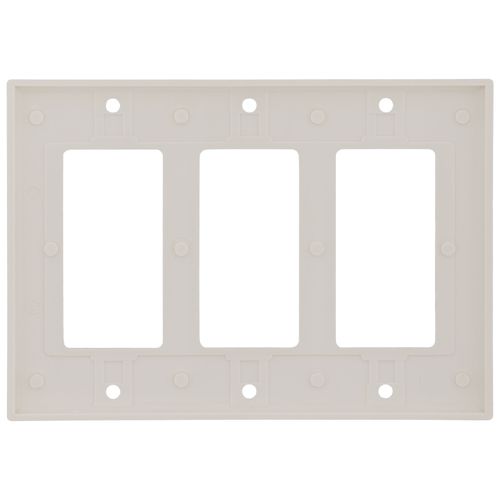 Main product image of 3-Gang Decora Electrical Wall Plate (Light Almond)