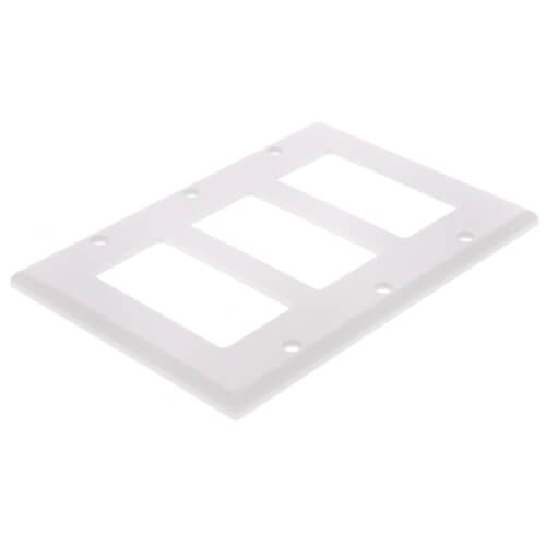 80411-W - Leviton 80411-W - 3-Gang Decora Electrical Wall Plate, GFCI ...