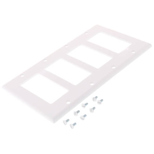 80412-W - Leviton 80412-W - 4-Gang Decora Electrical Wall Plate, GFCI ...