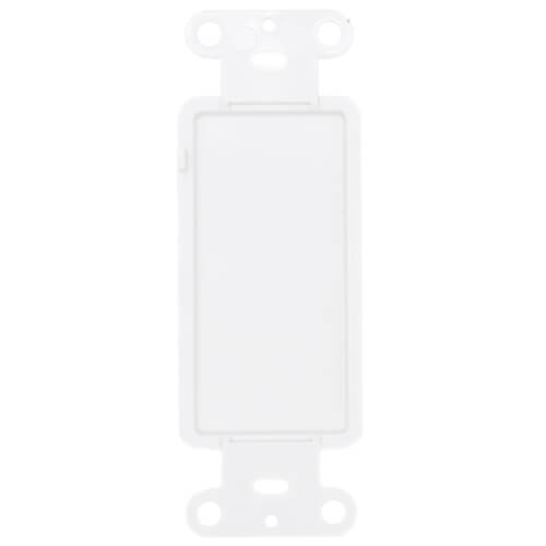 804142W Leviton 804142W Blank Wall Insert w/ Screws for Decora