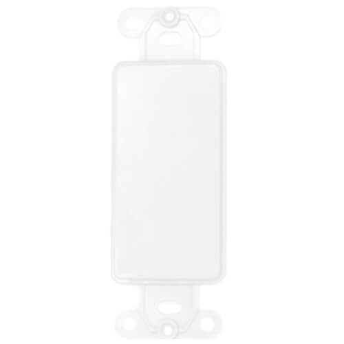 804142W Leviton 804142W Blank Wall Insert w/ Screws for Decora