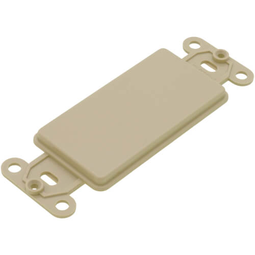 Main product image of Electrical Wall Plate, Decora Blank Insert (Ivory)