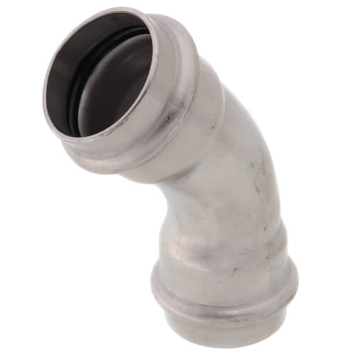 Main product image of 1" ProPress Stainless Steel 45-Degree Elbow w/ EPDM Seal
