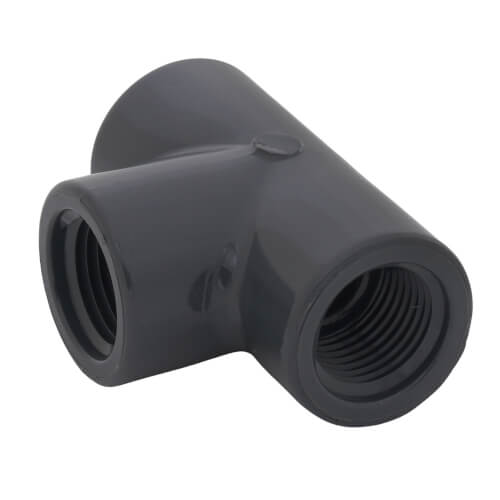 Main product image of 8" PVC Schedule 80 Tee (FPT)
