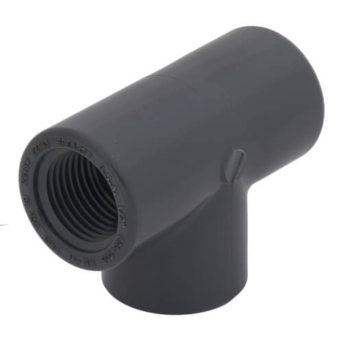 Main product image of 8" PVC Schedule 80 Tee (FPT)