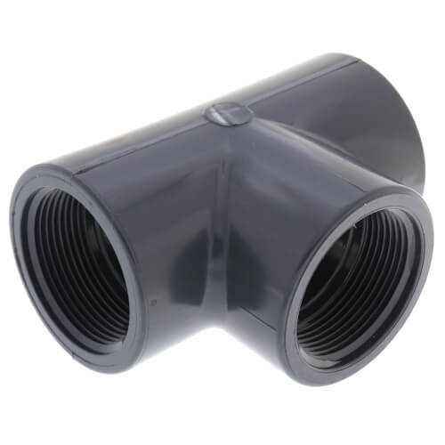 Main product image of 1-1/2" PVC Schedule 80 Tee (FPT)