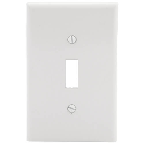 80501-W - Leviton 80501-W - 1-Gang Wall Plate, Midway Size, Thermoset ...