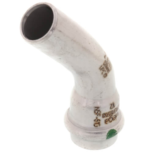 Main product image of 1/2" Press x CTS ProPress Stainless Steel 45° Street Elbow w/ EPDM Seal