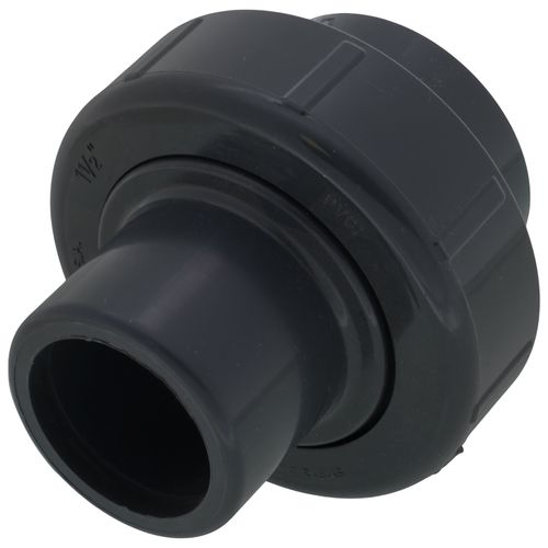 Main product image of 1-1/2" PVC Schedule 80 FKM Union 2000 (S x Spig)