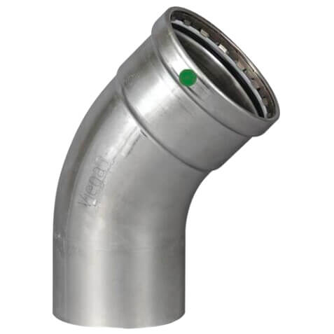 Main product image of 3" Press x CTS ProPress XL Stainless Steel 45° Street Elbow w/ EPDM Seal