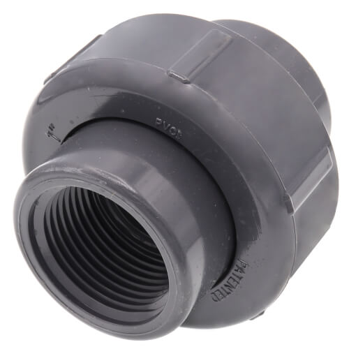 Main product image of 1" PVC Schedule 80 FKM Union 2000 (FPT x FPT)