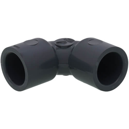 806005S 806005S 1/2" PVC Schedule 80 90° Sweep Elbow