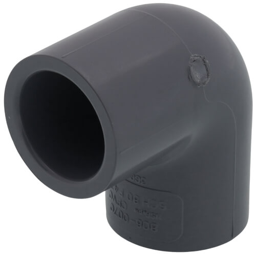 3/4" CPVC Schedule 80 90° Elbow (Socket)