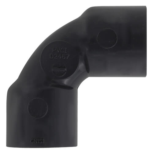 Main product image of 3/4" PVC Schedule 80 90° Sweep Elbow
