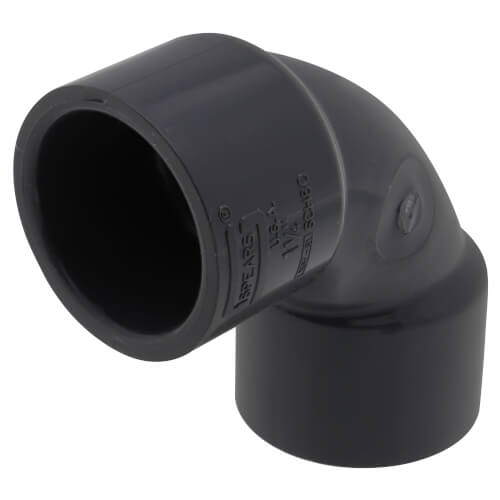 Main product image of 1-1/4" PVC Schedule 80 90° Sweep Elbow