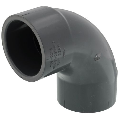 Main product image of 2" PVC Schedule 80 90° Sweep Elbow