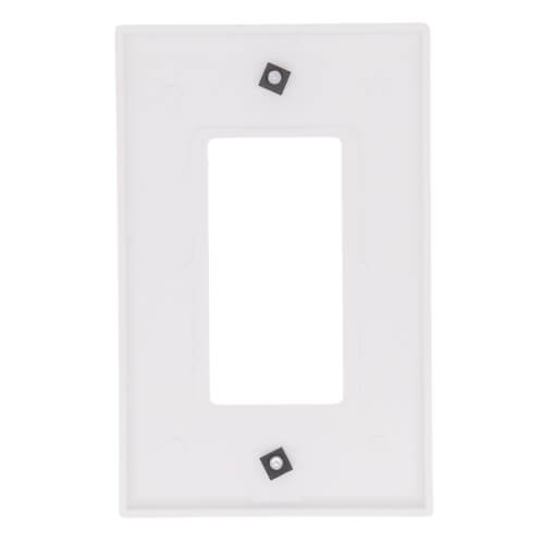 Main product image of 1-Gang Decora Midway Size Electrical Wall Plate (White)