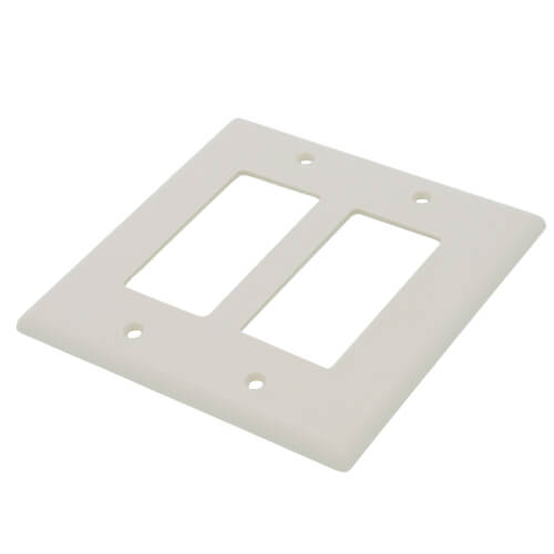 Main product image of 2-Gang Decora Midway Size Electrical Wall Plate (Light Almond)