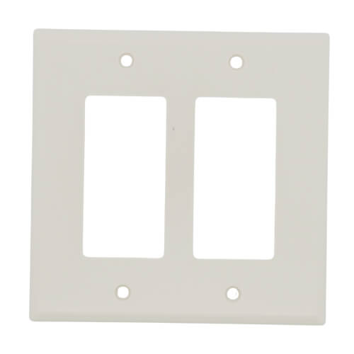 Main product image of 2-Gang Decora Midway Size Electrical Wall Plate (Light Almond)