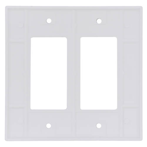 80609W Leviton 80609W 2Gang Decora Midway Size Electrical Wall