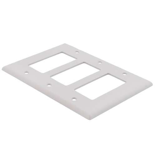 80611W Leviton 80611W 3Gang Decora Midway Size Electrical Wall