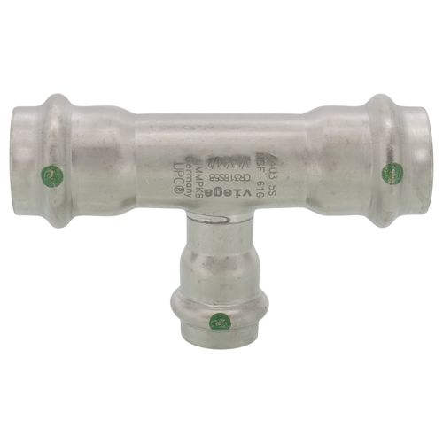 Main product image of 3/4" x 3/4" x 1/2" ProPress 316 Stainless Steel Tee