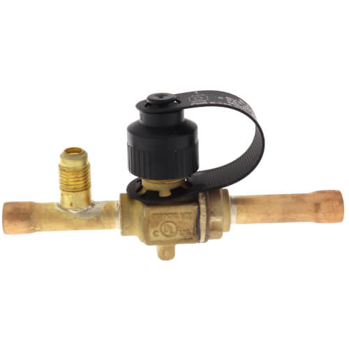 Main product image of 3/8" ODF BVS Series Refrigeration Ball Valve w/ Access Valve (R-410A)